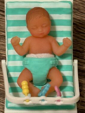 My Mini Baby with Green Rocker Bouncer